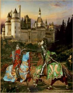 Titolo: King Arthur and Lancelot
Autore: Howard David Johnson
Fonte: http://www.howarddavidjohnson.com/arthurian.htm