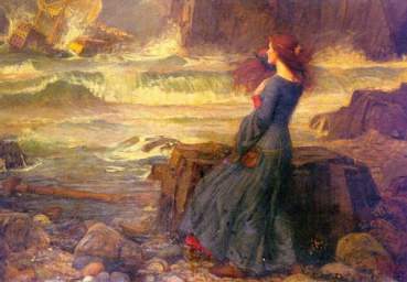 Waterhouse - Miranda and the Tempest