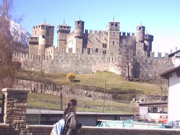 Foto più decente del castello di Fenis in Val D'Aosta